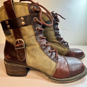 Durango Brown and Tan Combat Boots